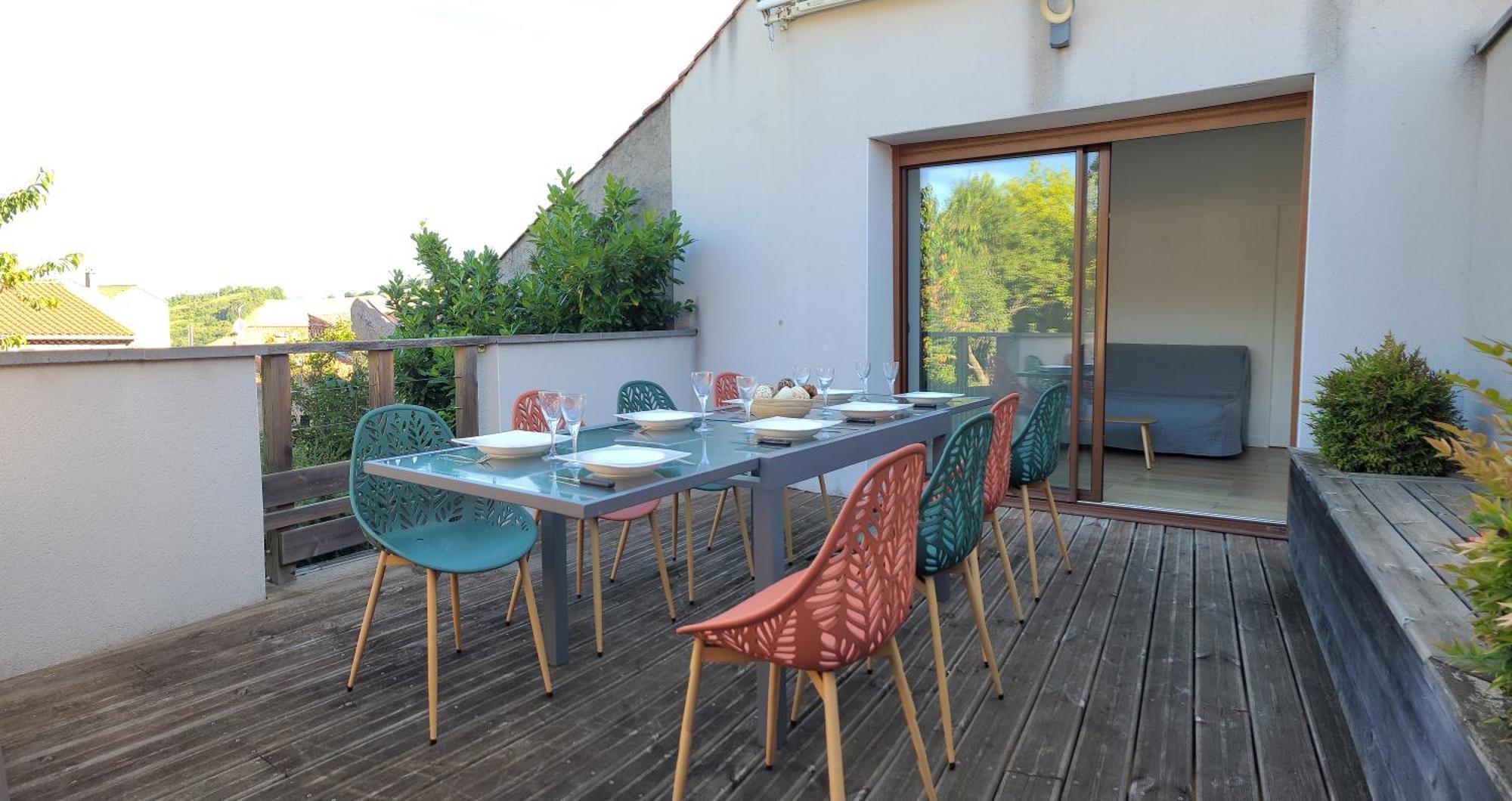 Les Maisons Bareyre - Grandes Maisons Avec Terrasse Saint-Sandoux Extérieur photo