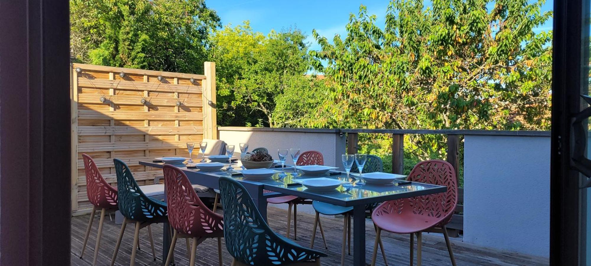 Les Maisons Bareyre - Grandes Maisons Avec Terrasse Saint-Sandoux Extérieur photo